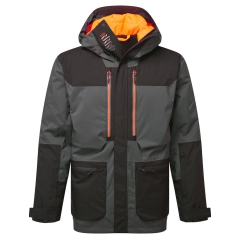 Parka d'hiver grand froid isolante et coupe-vent Gris métal – Portwest EV461