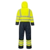 Combinaison haute visibilité matelassée contrast imperméable classe 3 Jaune/marine – Portwest S485