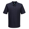 Polo de travail piqué poly/coton col 3 boutons Marine – Portwest B210NVR