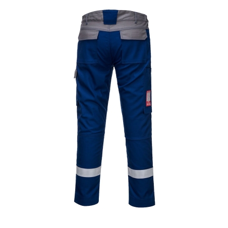 Pantalon ignifugé bicolore multi-normes arc électrique Bleu royal – Portwest FR06