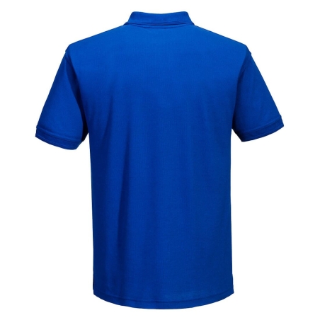 Polo de travail piqué poly/coton col 3 boutons Bleu royal – Portwest B210