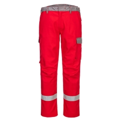 Pantalon ignifugé bicolore multi-normes arc électrique Rouge – Portwest FR06