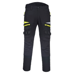 Pantalon de travail DX4 stretch 4 directions multipoches Noir coupe courte – Portwest DX449