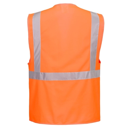 Gilet haute visibilité Executive multipoches classe 2 Orange – Portwest S476