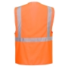 Gilet haute visibilité Executive multipoches classe 2 Orange – Portwest S476