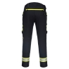 Pantalon de travail DX4 stretch 4 directions multipoches Noir coupe courte – Portwest DX449