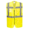Gilet haute visibilité Executive multipoches classe 2 Jaune – Portwest S476