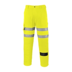 Bermuda et short de travail haute visibilité Jaune coupe courte – Portwest EST46