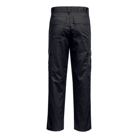 Pantalon combat léger polycoton multipoches Noir – Portwest L701