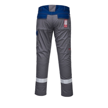Pantalon ignifugé bicolore multi-normes arc électrique Gris – Portwest FR06
