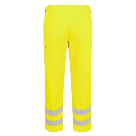 Bermuda et short de travail haute visibilité Jaune – Portwest EST46