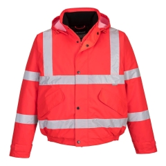 Blouson haute visibilité imperméable classe 3 Rouge – Portwest S463