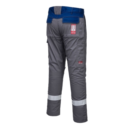 Pantalon ignifugé bicolore multi-normes arc électrique Gris – Portwest FR06