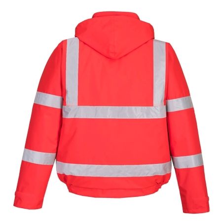 Blouson haute visibilité imperméable classe 3 Rouge – Portwest S463