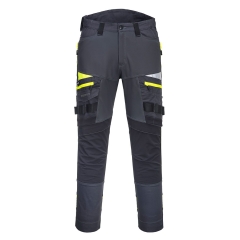Pantalon de travail DX4 stretch 4 directions multipoches Gris métal – Portwest DX449