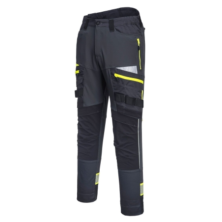 Pantalon de travail DX4 stretch 4 directions multipoches Gris métal – Portwest DX449