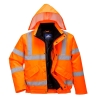 Blouson haute visibilité imperméable classe 3 Orange – Portwest S463