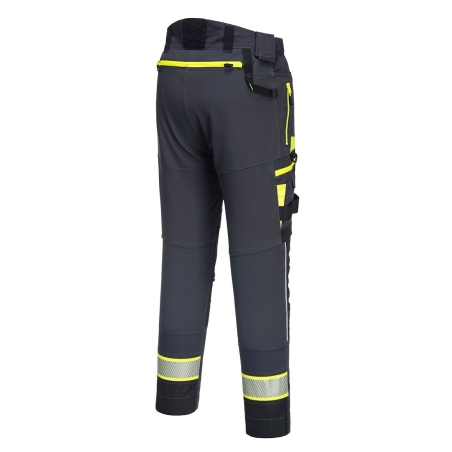 Pantalon de travail DX4 stretch 4 directions multipoches Gris métal – Portwest DX449
