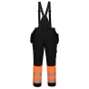Cotte à bretelles haute visibilité classe 1 matelassée DX4 Orange/noir – Portwest DX437