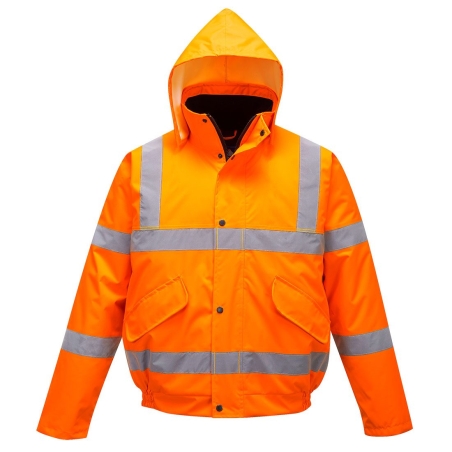 Blouson haute visibilité imperméable classe 3 Orange – Portwest S463