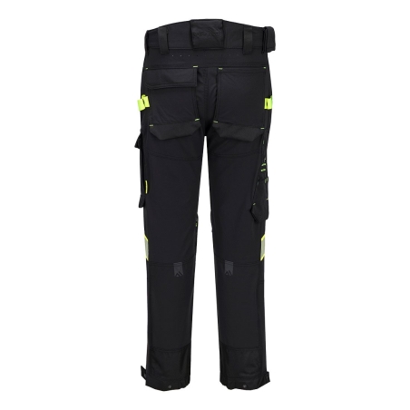 Pantalon de travail stretch compatible harnais multipoches Noir coupe longue – Portwest EV441