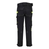 Pantalon de travail stretch compatible harnais multipoches Noir coupe longue – Portwest EV441