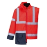 Parka bicolore executive 5-en-1 haute visibilité classe 3 Rouge/marine – Portwest S768
