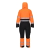Combinaison d'hiver haute visibilité isolante classe 2 Orange/noir – Portwest DX438