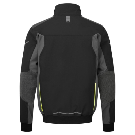 Veste bomber softshell imperméable respirante 3 couches Noir coupe longue – Portwest EV464