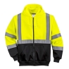 Sweat zippé à capuche haute visibilité bicolore classe 2/3 Jaune/noir – Portwest B315