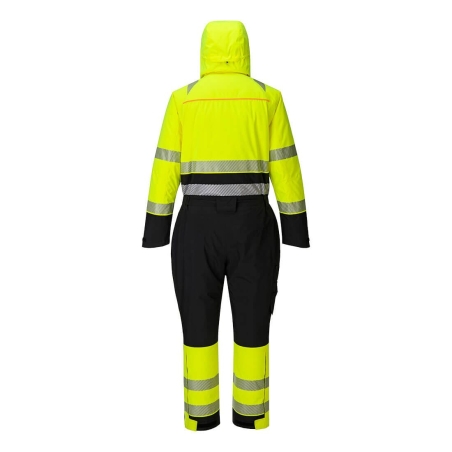 Combinaison d'hiver haute visibilité isolante classe 2 Jaune/noir – Portwest DX438