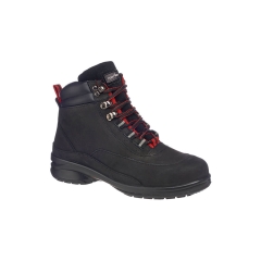 Bottes de sécurité hiker femme cuir nubuck imperméables S3 Noir – Portwest FT42