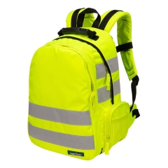 Sac à dos haute visibilité multipoches fond renforcé Jaune – Portwest B905
