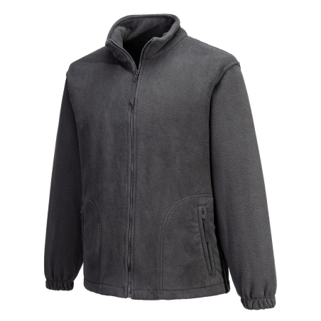 Blouson polaire lourd 400g anti-boulochage Gris ardoise – Portwest F400