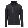 Polaire texturée jacquard extensible multipoches zippées Noir – Portwest EV480