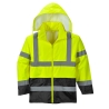 Veste de pluie haute visibilité bicolore classe 3 Jaune/noir – Portwest H443