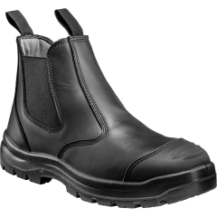 Botte de sécurité cuir Nubuck S3 SRC à tirettes Noir – Portwest FT71