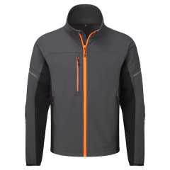 Veste de travail stretch compatible harnais Titanmill Gris métal coupe longue – Portwest EV475