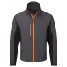 Veste de travail stretch compatible harnais Titanmill Gris métal coupe longue – Portwest EV475