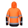 Blouson 3-en-1 haute visibilité classe 3 imperméable Orange/noir – Portwest C469