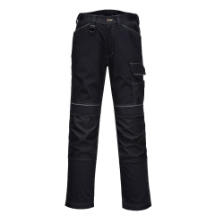 Pantalon de travail multipoches coupe urbaine PW3 Noir – Portwest T601