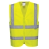 Gilet haute visibilité zippé classe 2 Jaune – Portwest C375