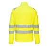 Sous-couche zippée haute visibilité légère et respirante Jaune/noir – Portwest DX481