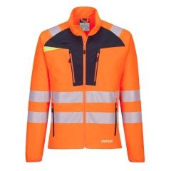 Sous-couche zippée haute visibilité légère et respirante Orange/noir – Portwest DX481