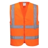 Gilet haute visibilité zippé classe 2 Orange – Portwest C375