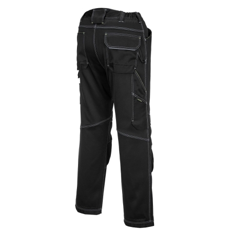 Pantalon de travail multipoches coupe urbaine PW3 Noir – Portwest T601