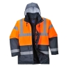 Parka haute visibilité bicolore imperméable classe 3 Orange – Portwest S467
