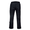 Pantalon de travail ripstop stretch multipoches genouillères Noir – Portwest T802