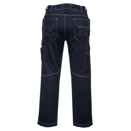 Pantalon de travail multipoches coupe urbaine PW3 Marine/noir – Portwest T601