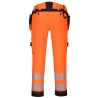 Pantalon haute visibilité DX4 avec poches flottantes démontables Orange/noir – Portwest DX442